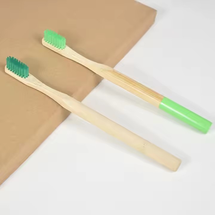 বাঁশ রাউন্ড হ্যান্ডেল টুথব্রাশ