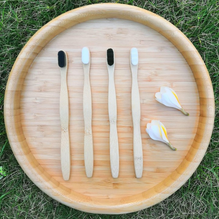 Bamboo Flat Wave Toothbrush