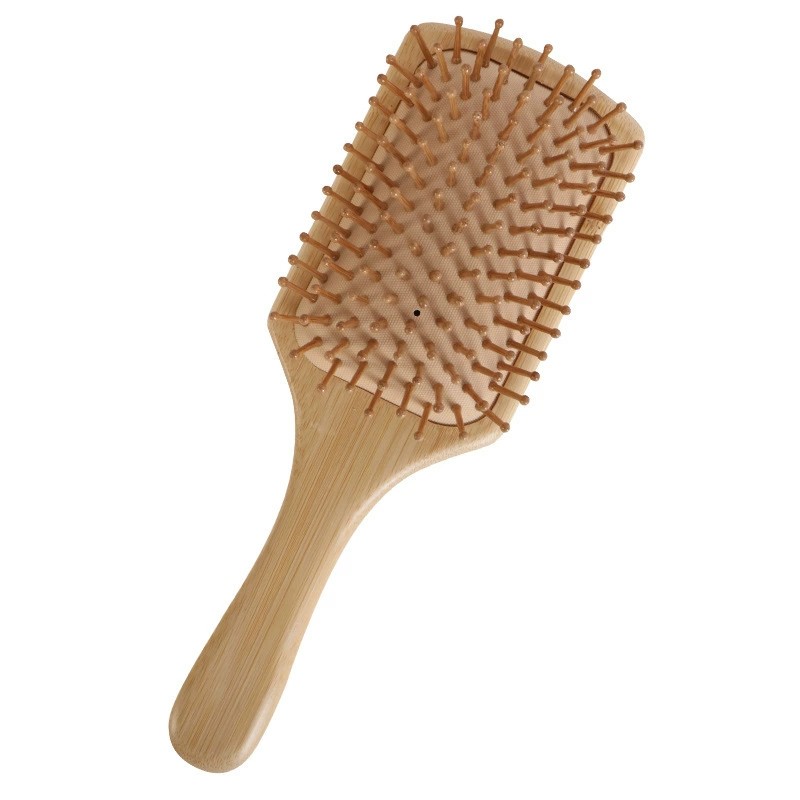 Bamboo Hair Brush Square