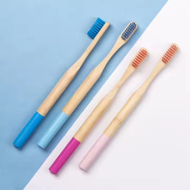 Bamboo Round Handle Toothbrush