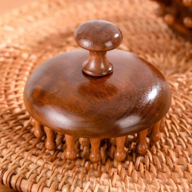 স্যান্ডালউড রাউন্ড প্লেট ম্যাসেজ কম্বল